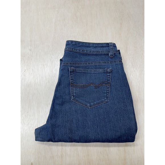 Hannah Womens Denim Jeans Pants Dark Wash Bootcut   Size 12 Approx 33x31 - Picture 1 of 9